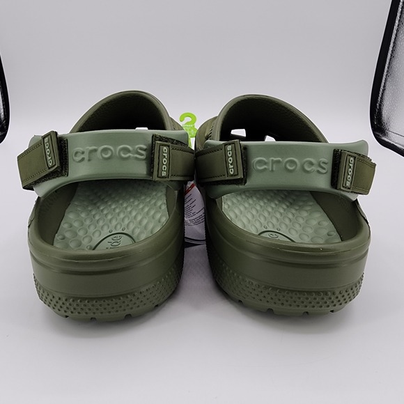 Crocs Yukon Vista II Clogs Mens‎ 13 LiteRide Adjustable Strap Army Green NEW main image 7